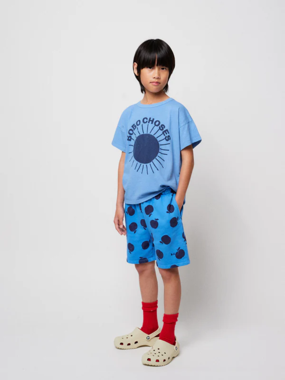 Bobo Choses Sun turquoise T-shirt