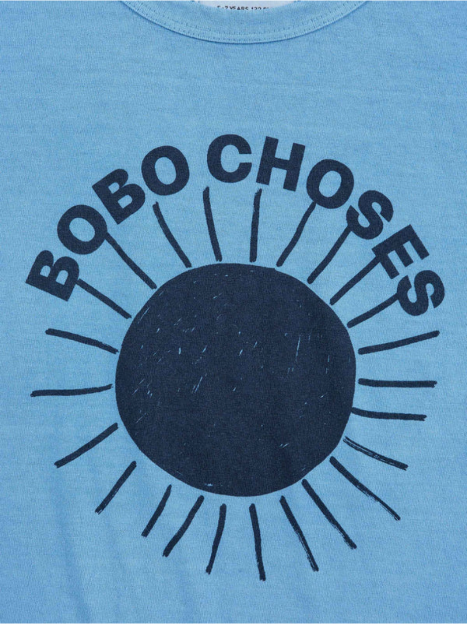 Bobo Choses Sun turquoise T-shirt