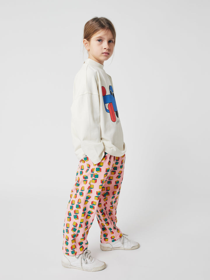 Dices all over micro corduroy pants