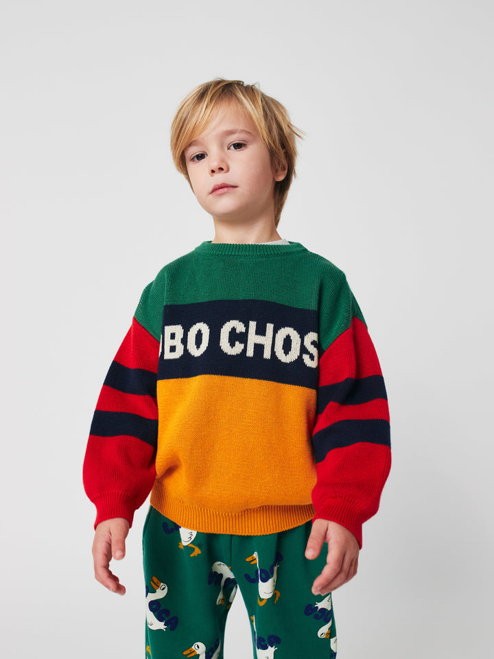 Bobo Choses color block knit