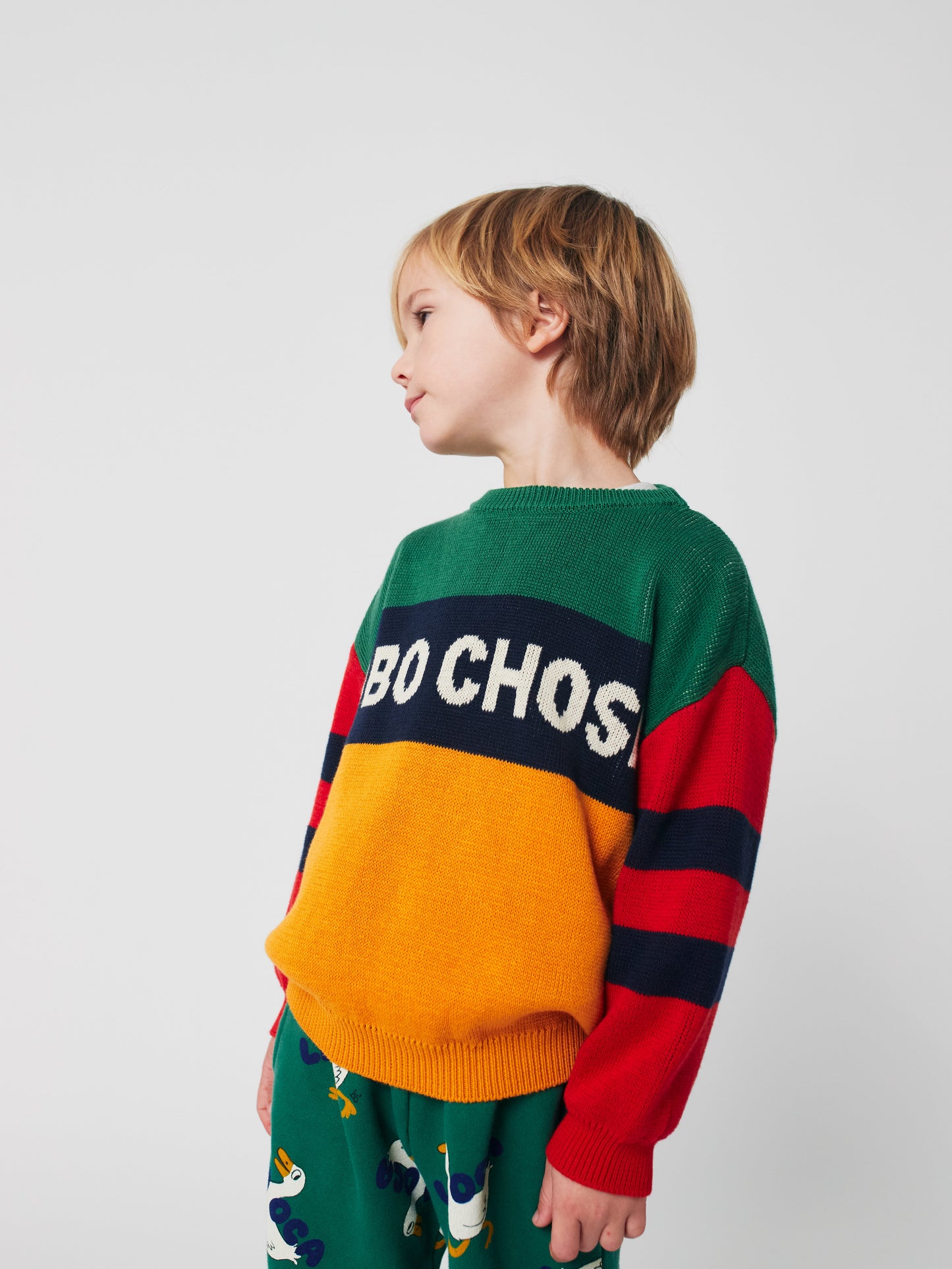 Bobo Choses color block jumper