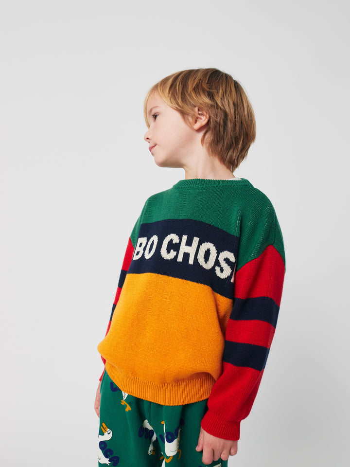 Bobo Choses color block knit