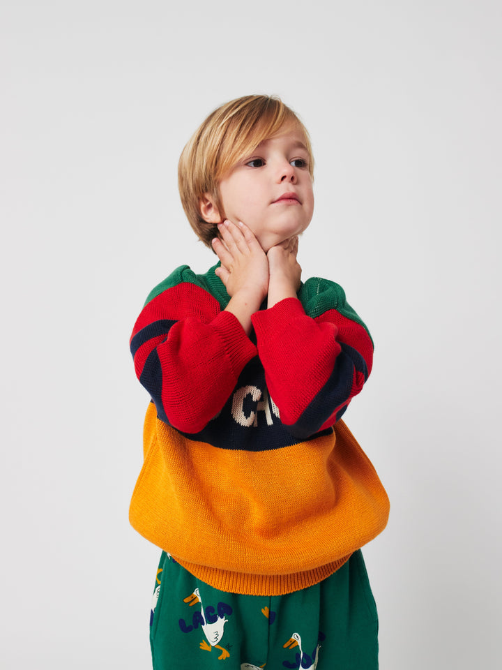 Bobo Choses color block knit