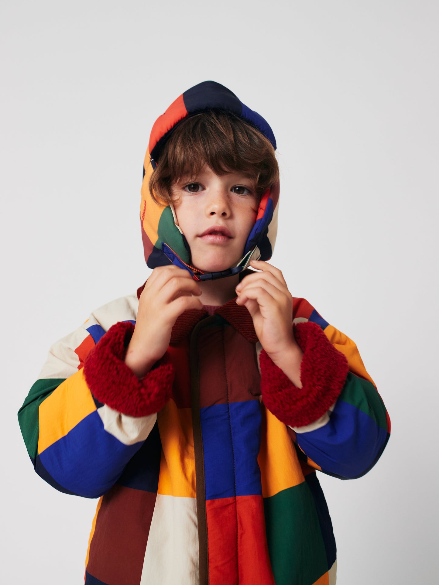 Multicolor Tiles mittens