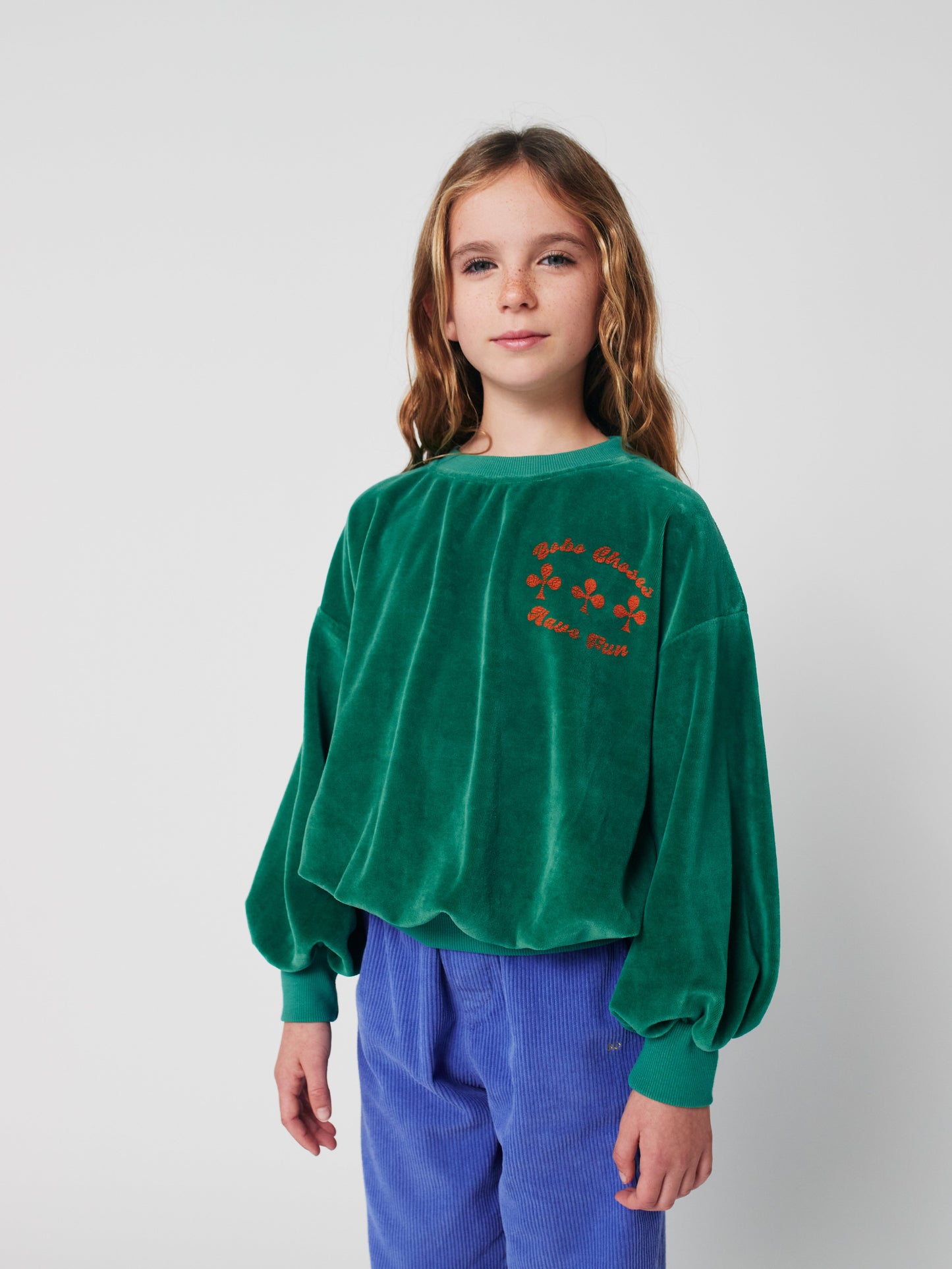 Have Fun velvet sweatshirt