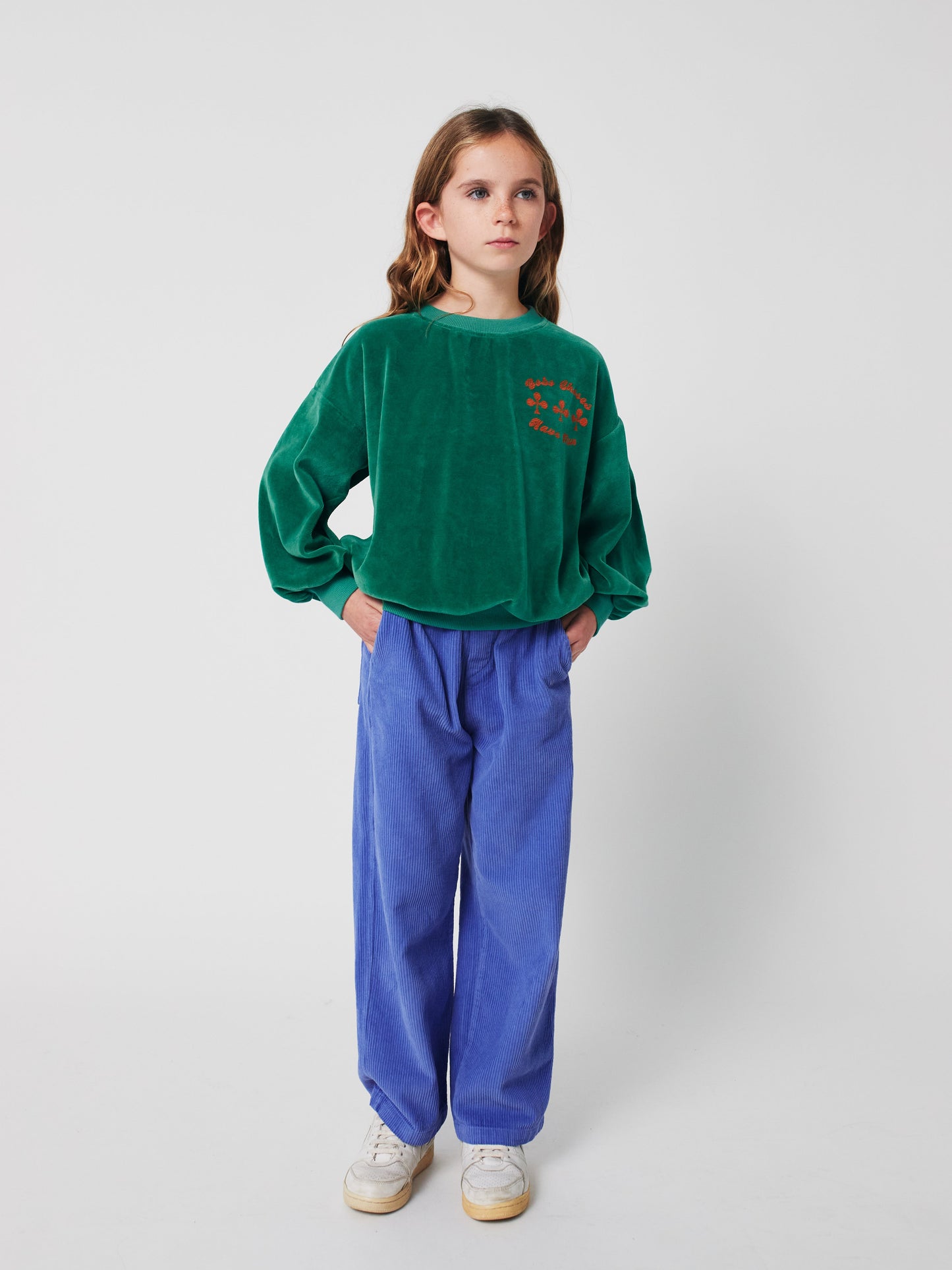 Bobo Choses lilac corduroy pants