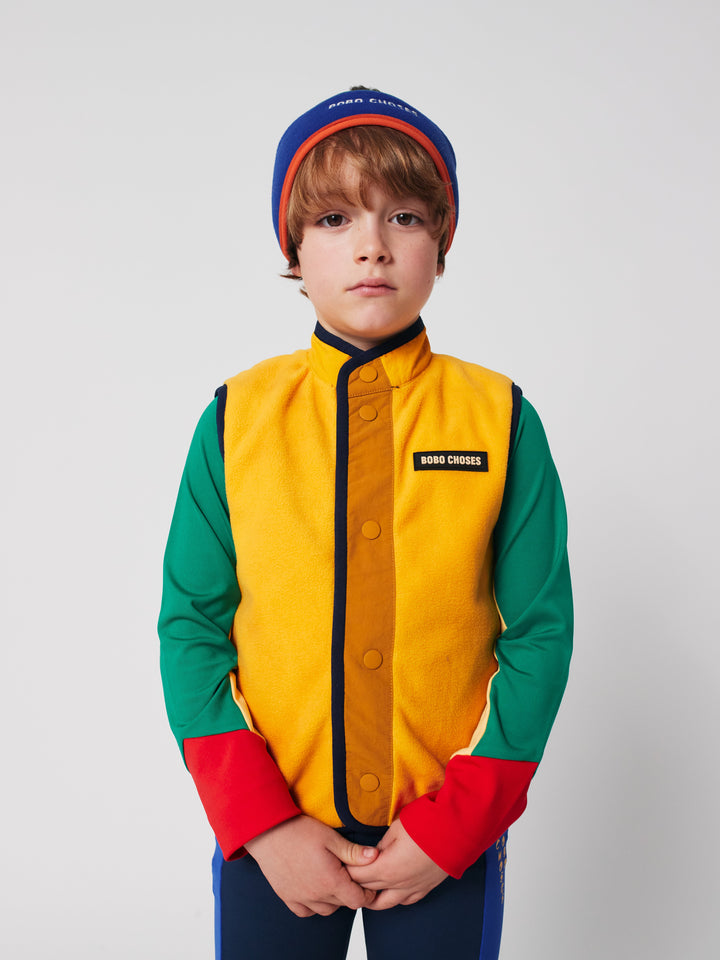 Multicolor Tiles reversible vest