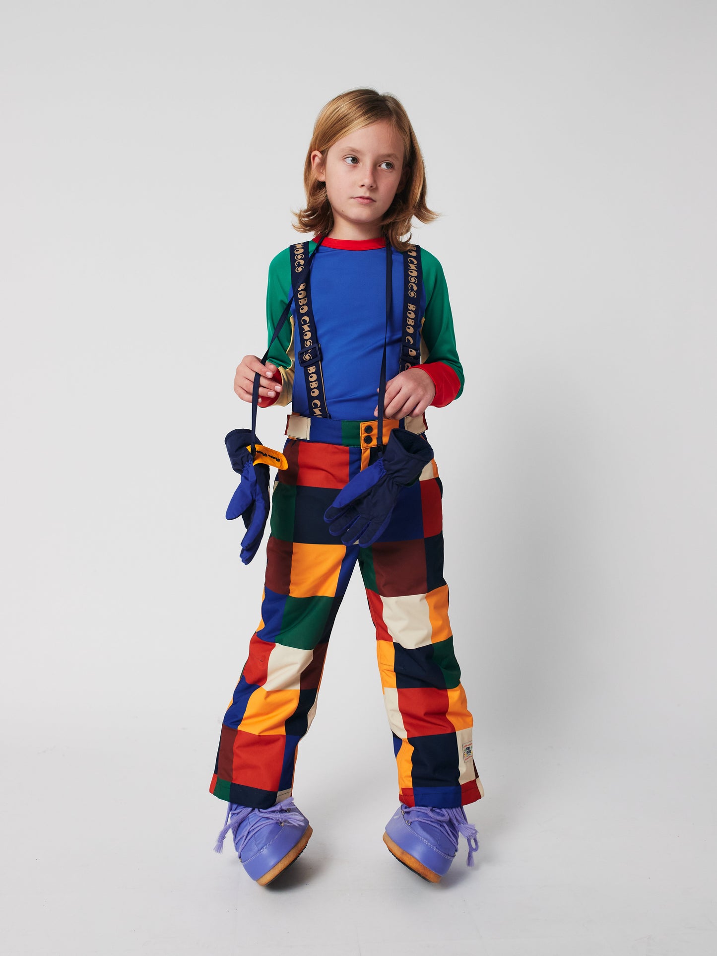Multicolor Tiles ski pants