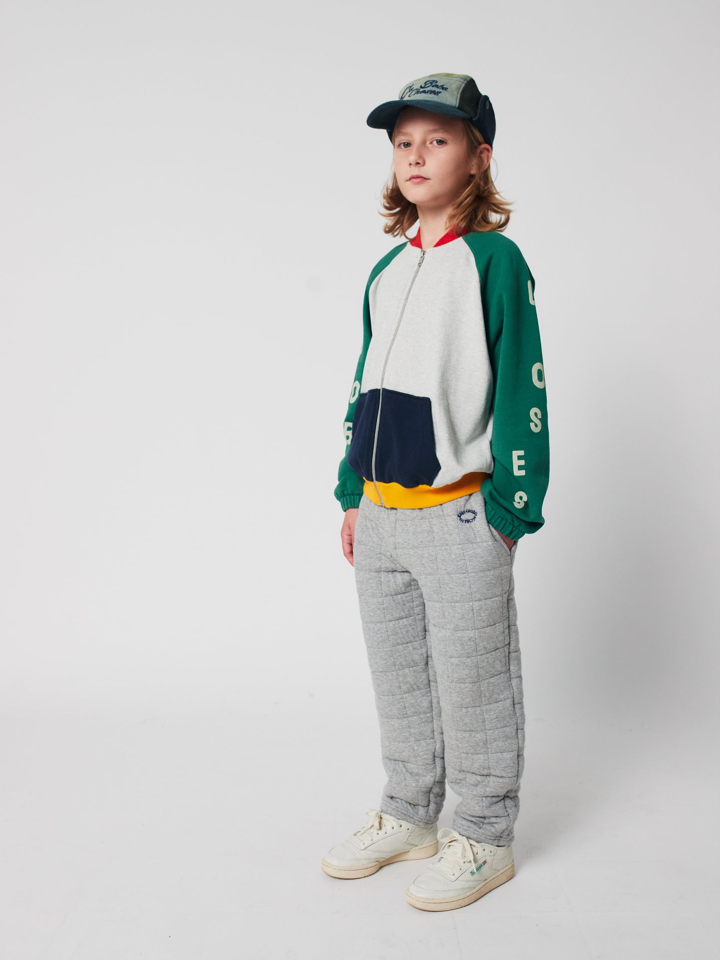 Quilted jogging pants