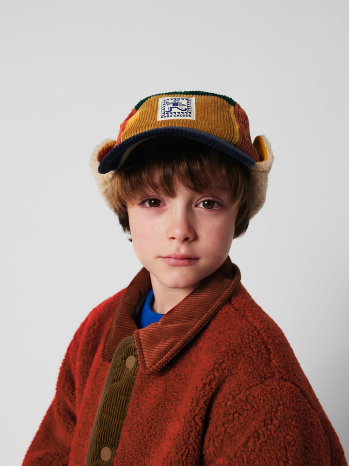 Mr Pencil corduroy winter cap