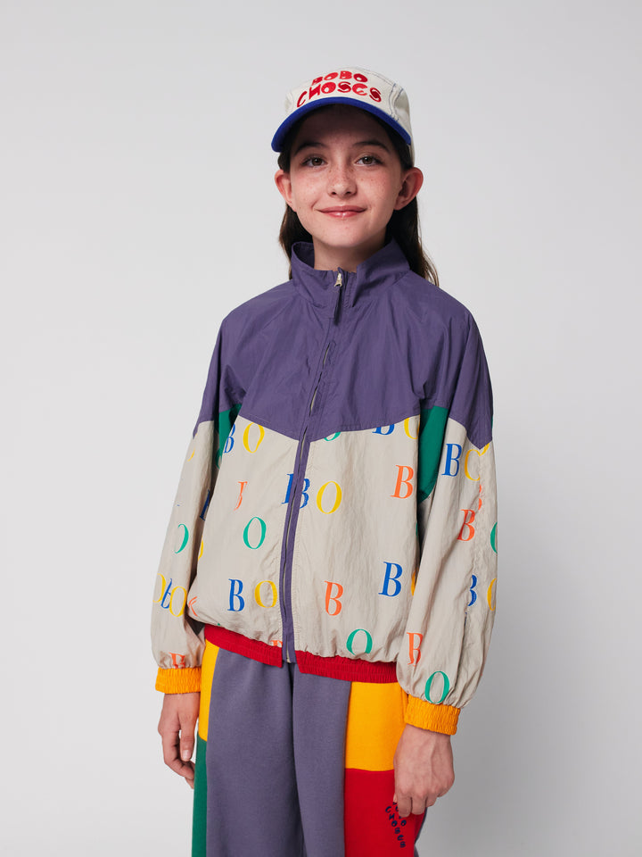 Multicolor Bobo all over tracksuit jacket