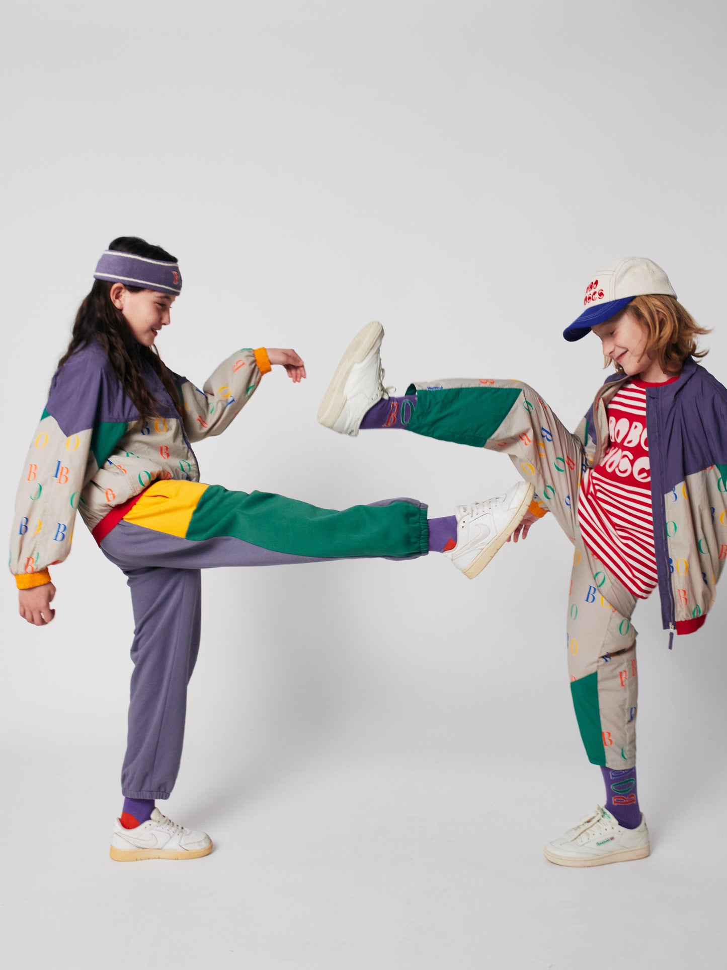 Multicolor Bobo all over tracksuit pants