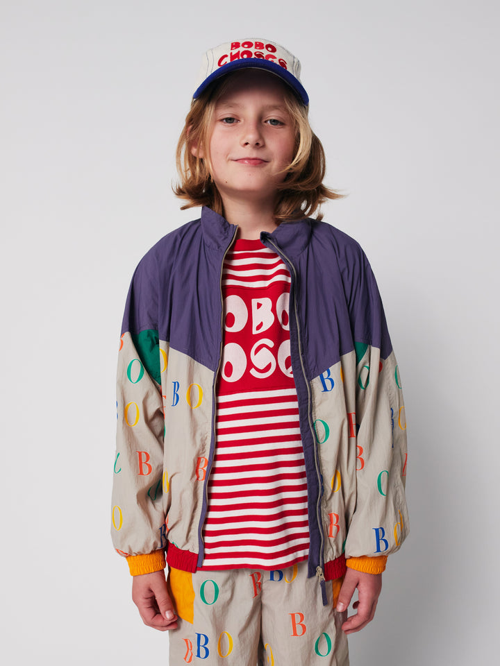 Multicolor Bobo all over tracksuit jacket