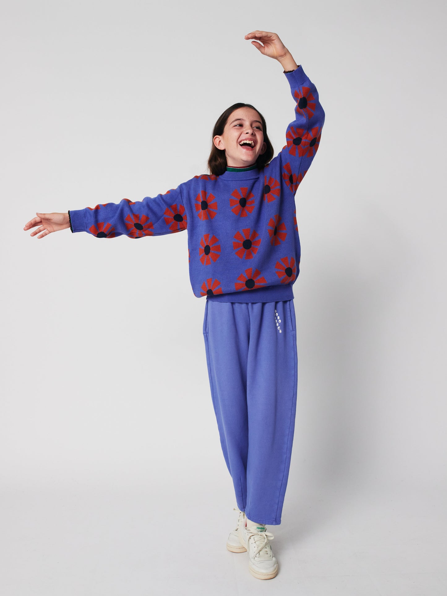 Kaleidoscope all over jacquard jumper