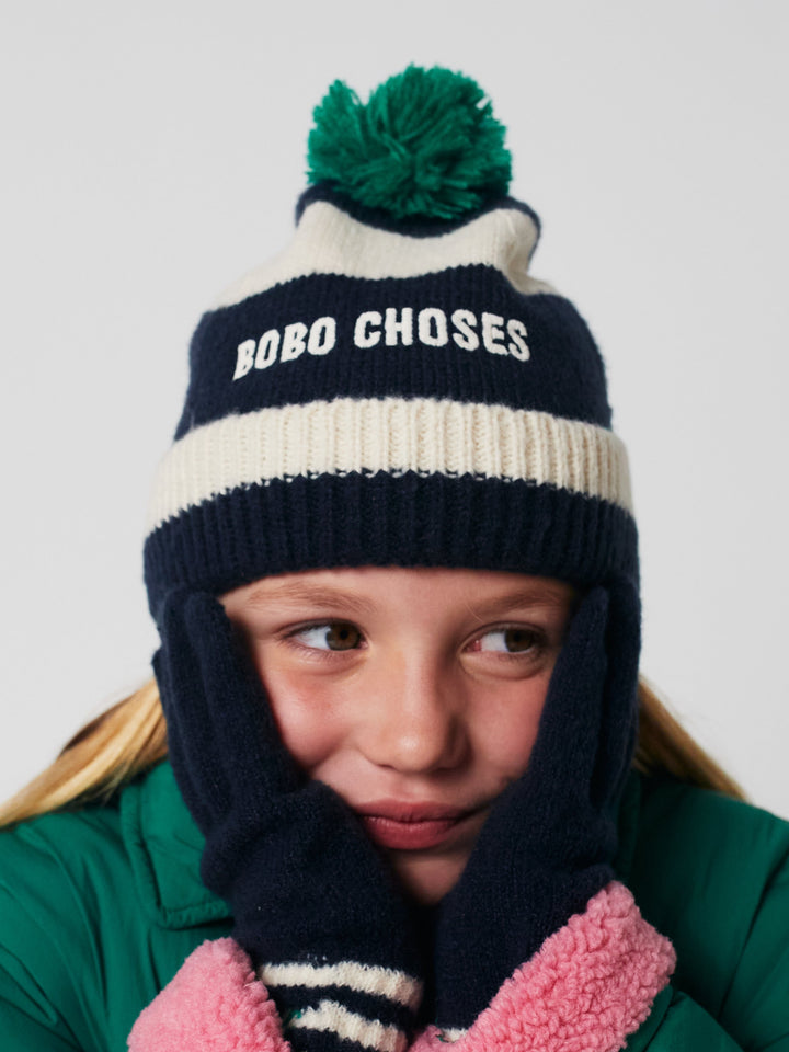 Bobo Choses striped beanie