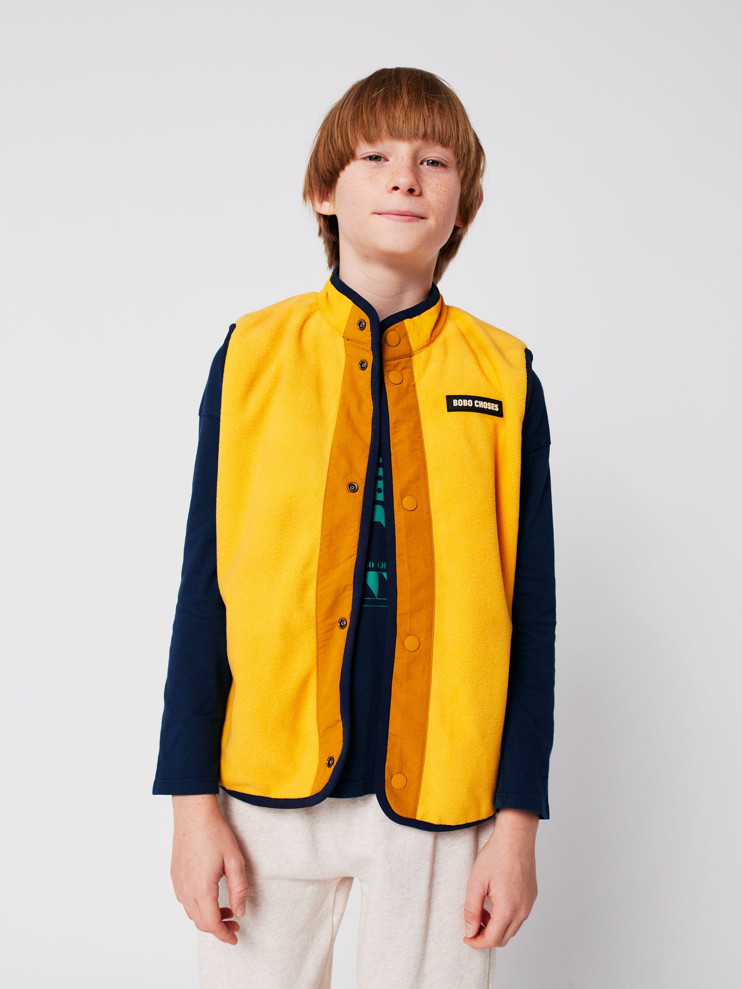 Multicolor Tiles reversible vest