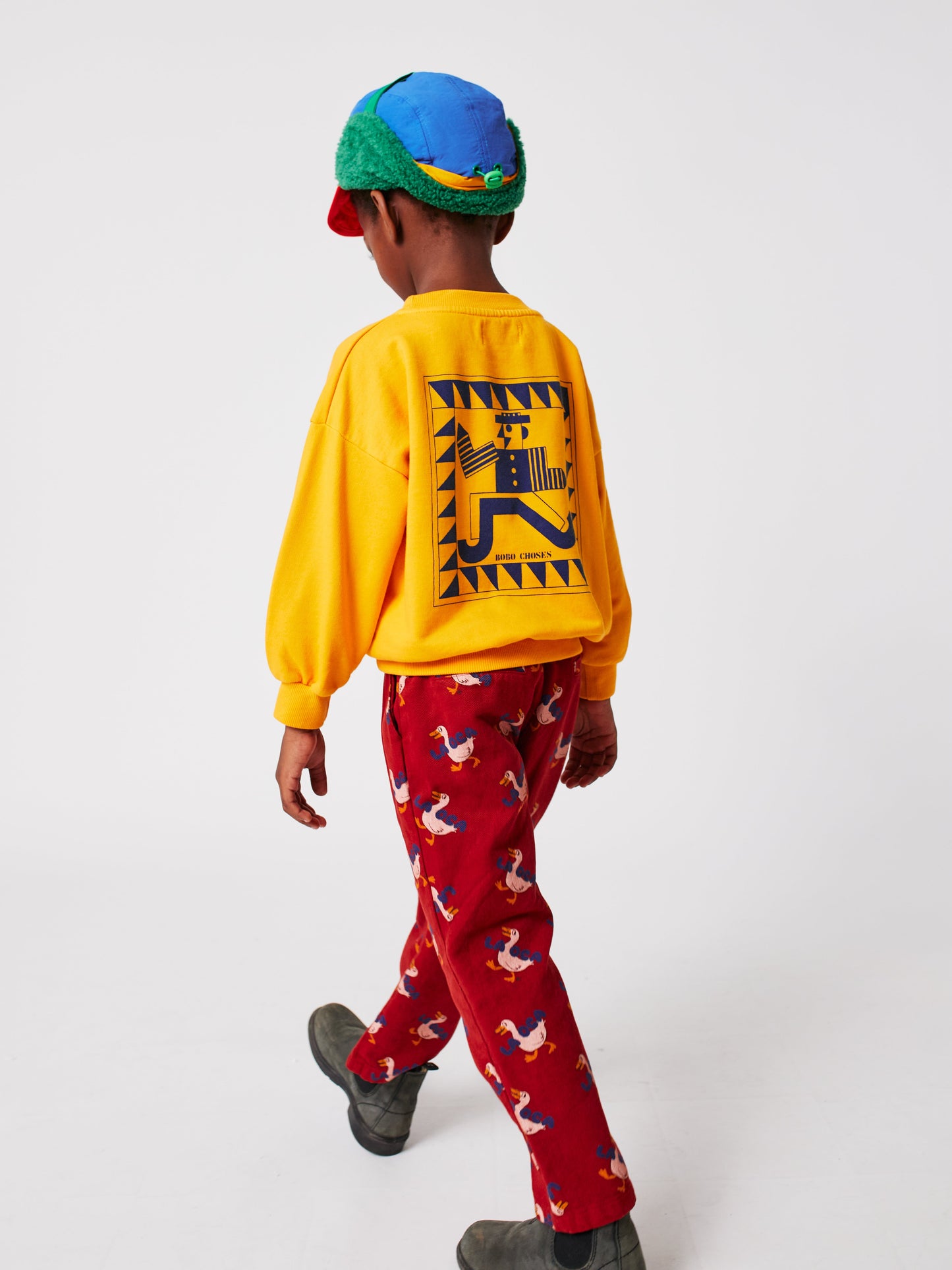 Bobo Choses カラーブロックウィンターキャップ