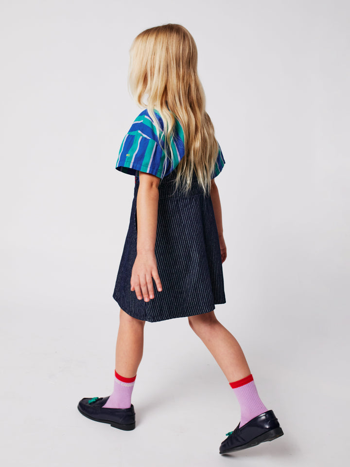 Tic Tac Toe denim dress