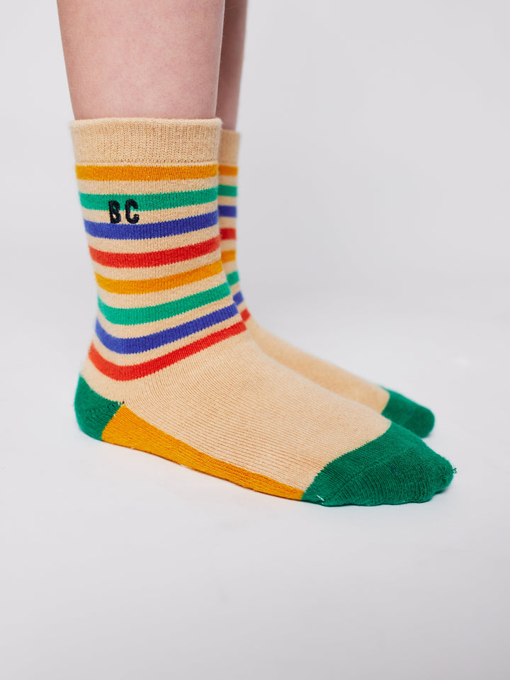 Stripes anti-slip socks
