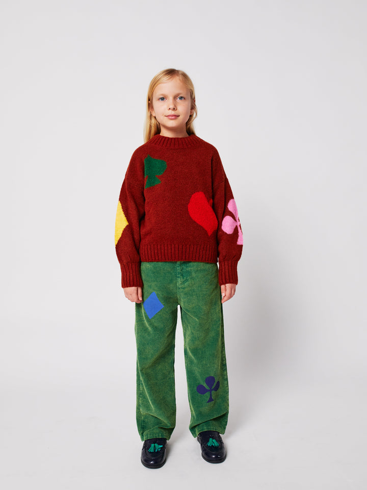 Bobo Joker jacquard turtle neck knit