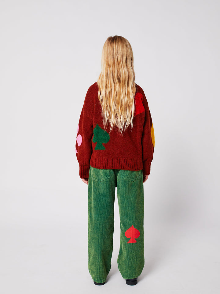 Bobo Joker jacquard turtle neck knit