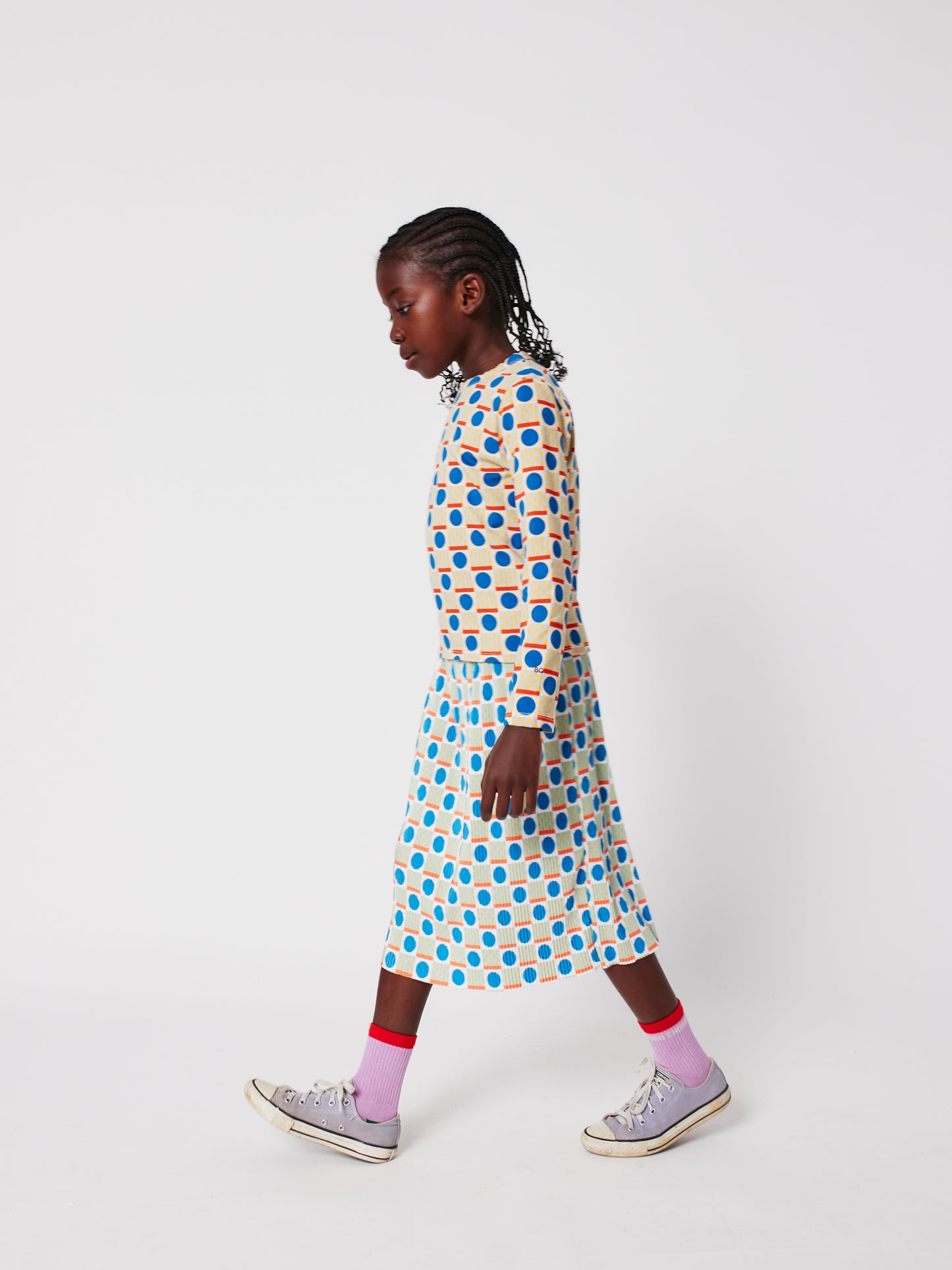 Geometric Scacs all over T-shirt