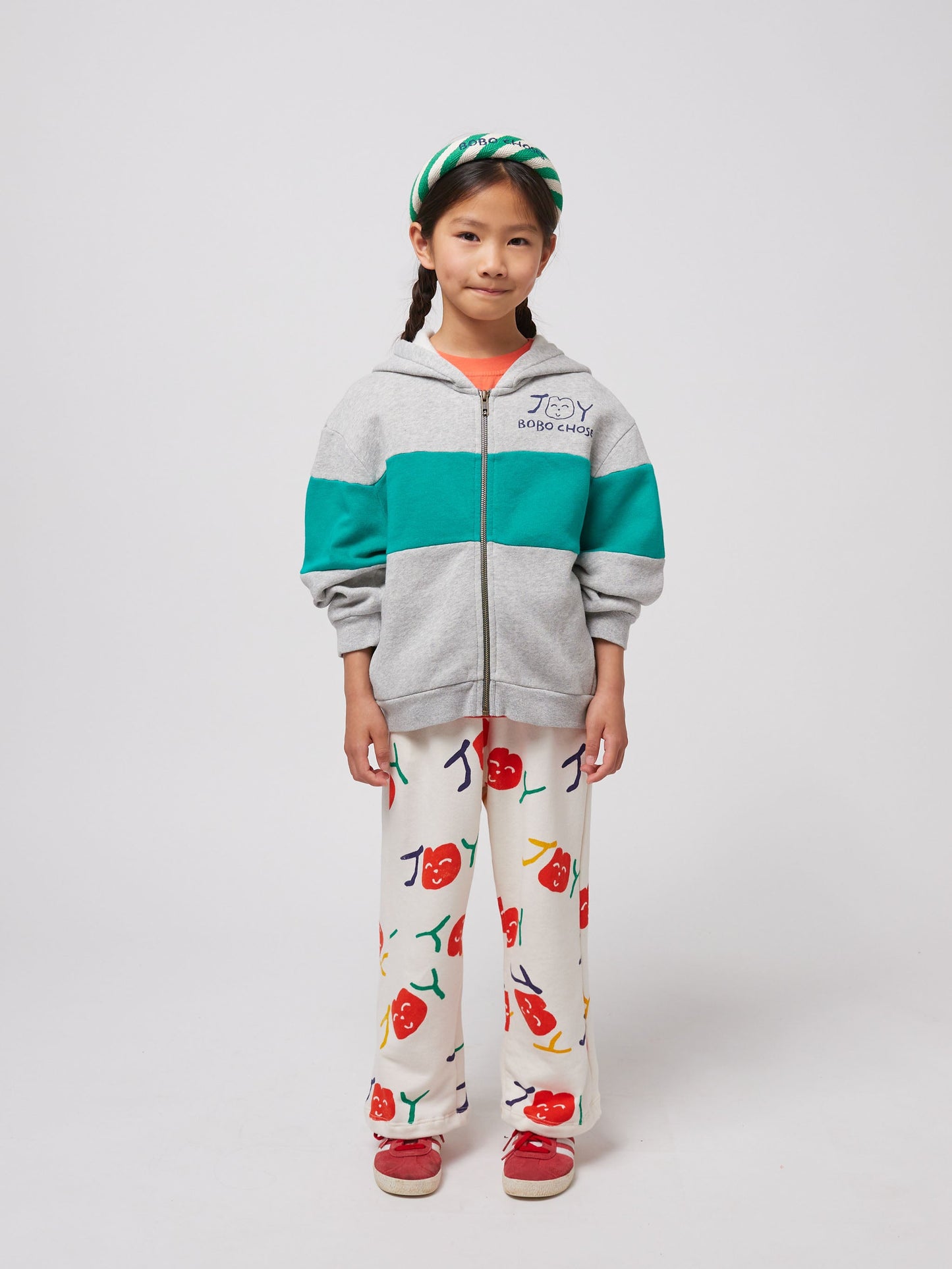 Smiling zipped hoodie