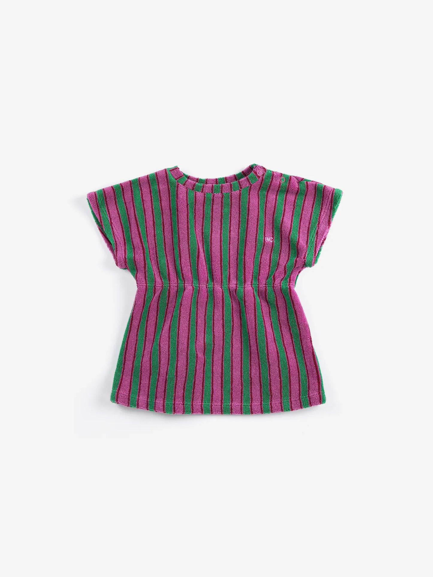 Bobo Choses Striped terry cloth dress
