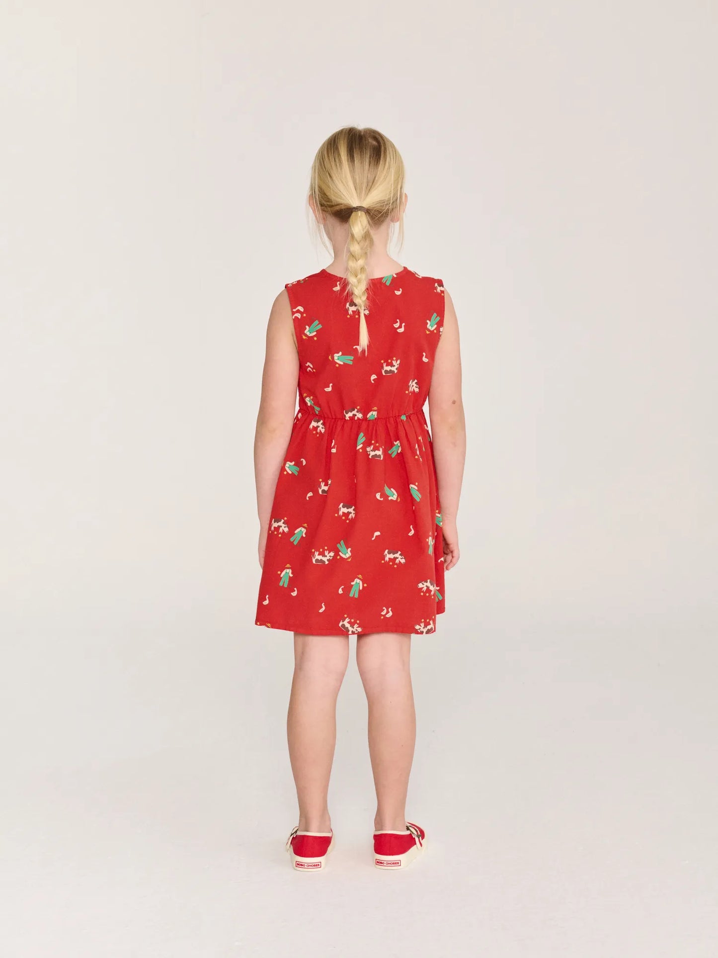Farm Adventure all over woven dress