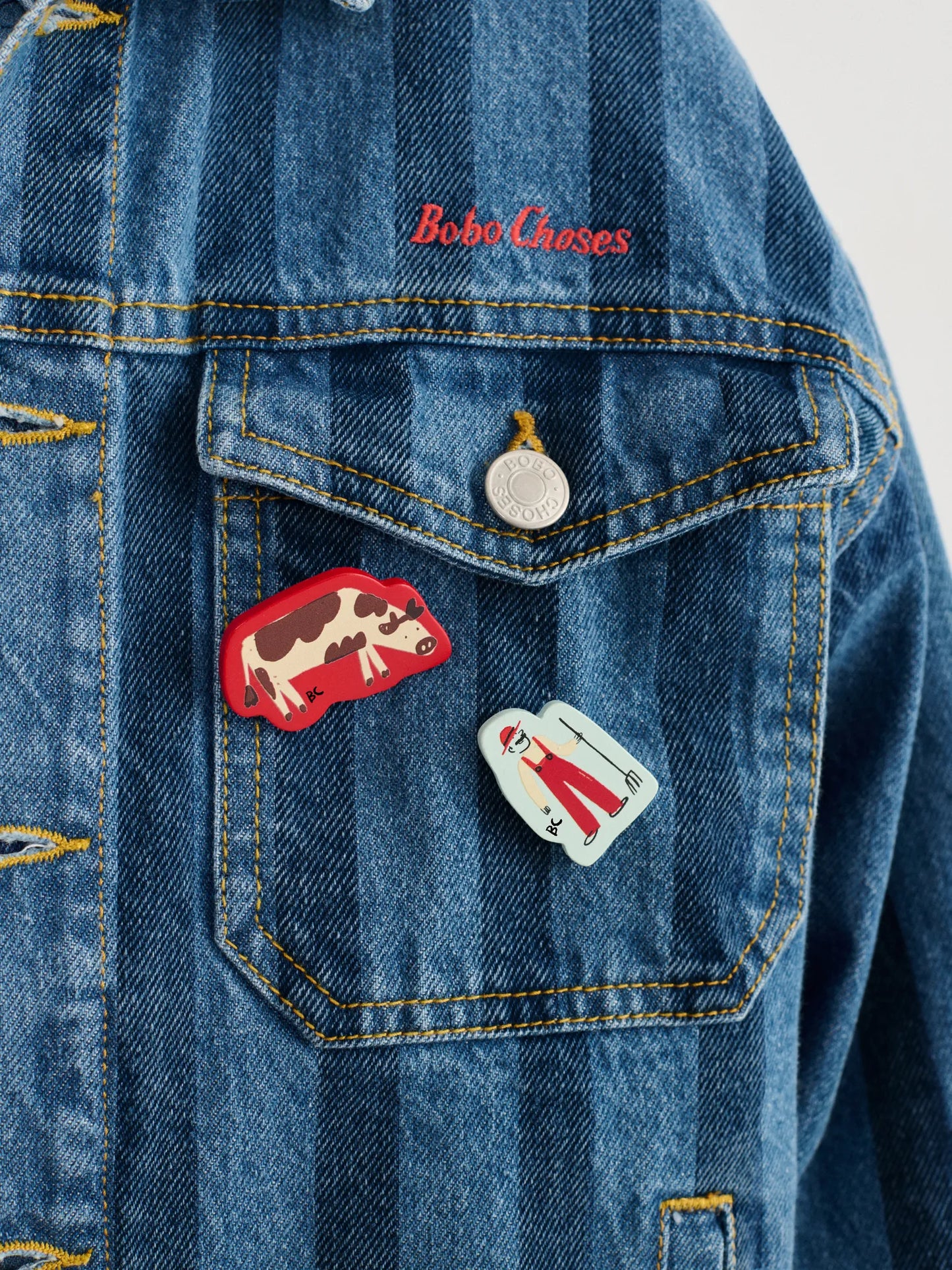 Farm Adventure brooch