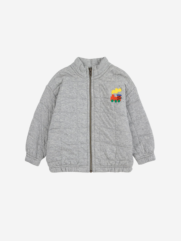Bobo Choo Choo quilted zipped sweat blouson