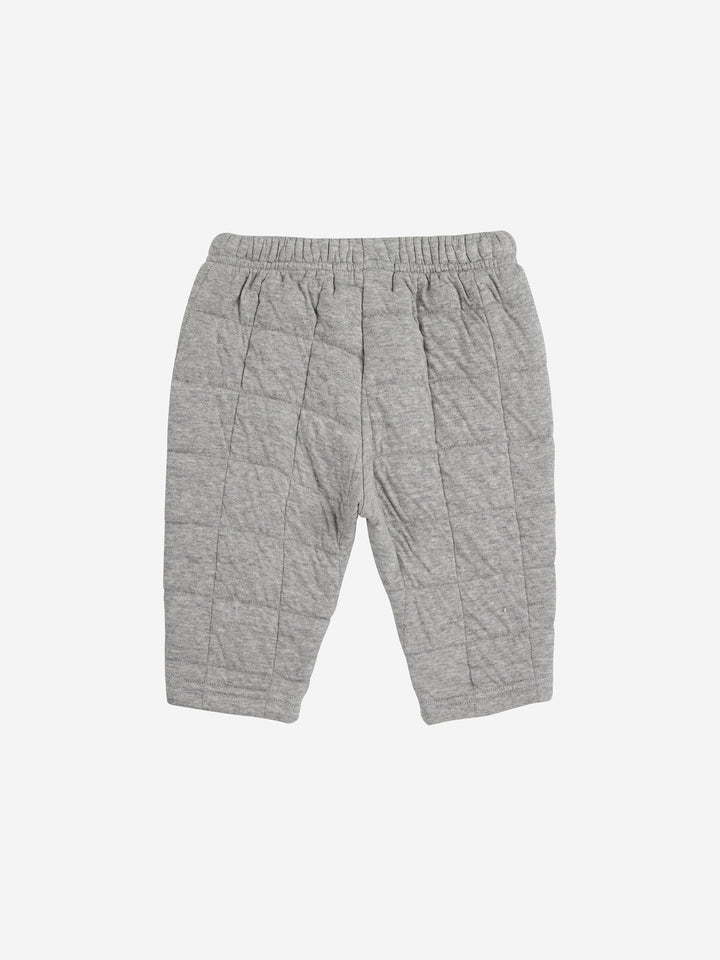 Quilted jogging pants