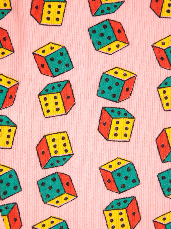 Dices all over micro corduroy pants