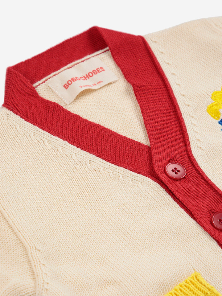 Bobo Choo Choo color block cardigan