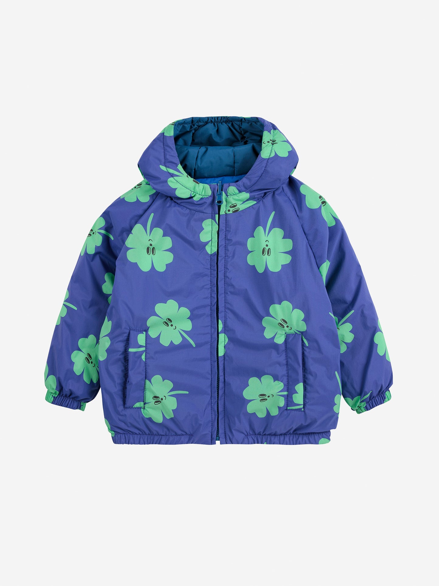 Lucky Clover all over reversible jacket
