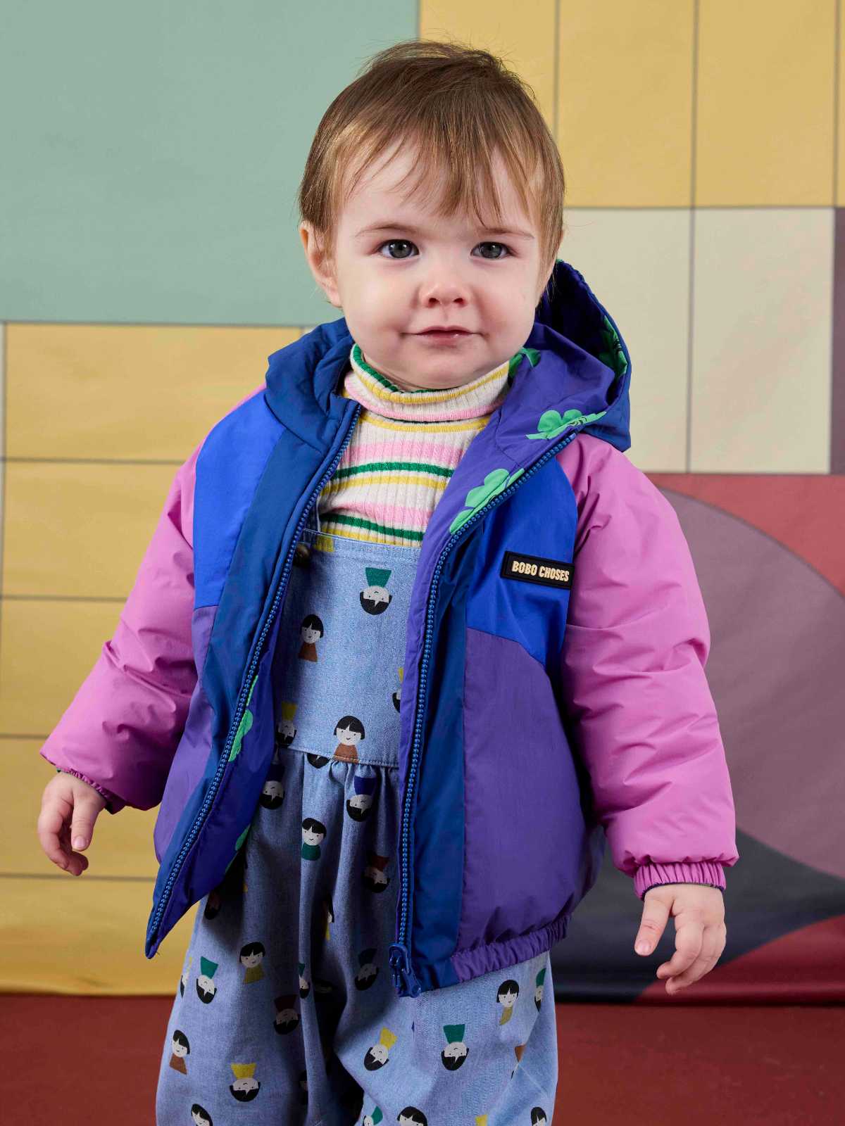 Lucky Clover all over reversible jacket