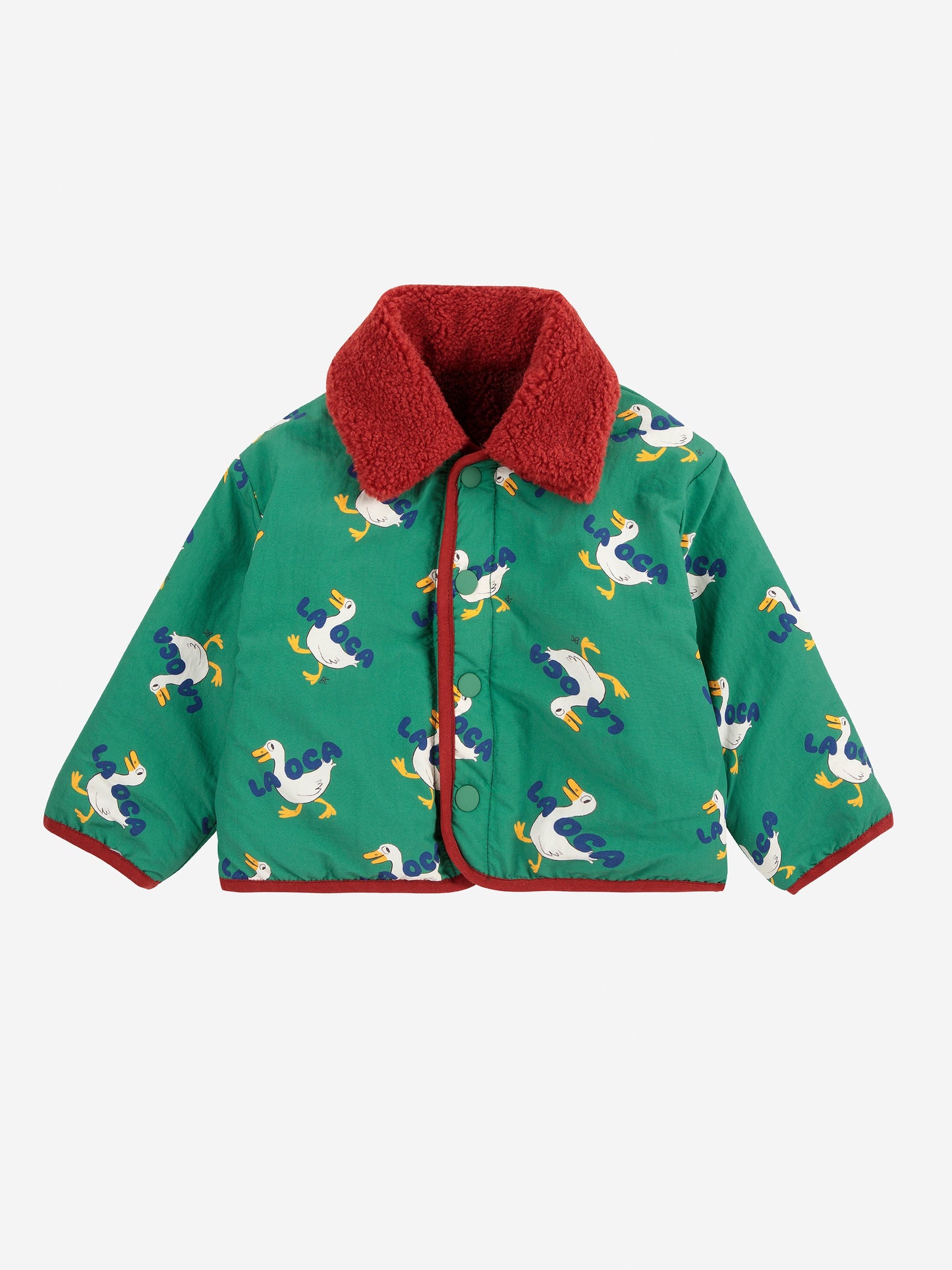 La Oca all over reversible sheepskin jacket