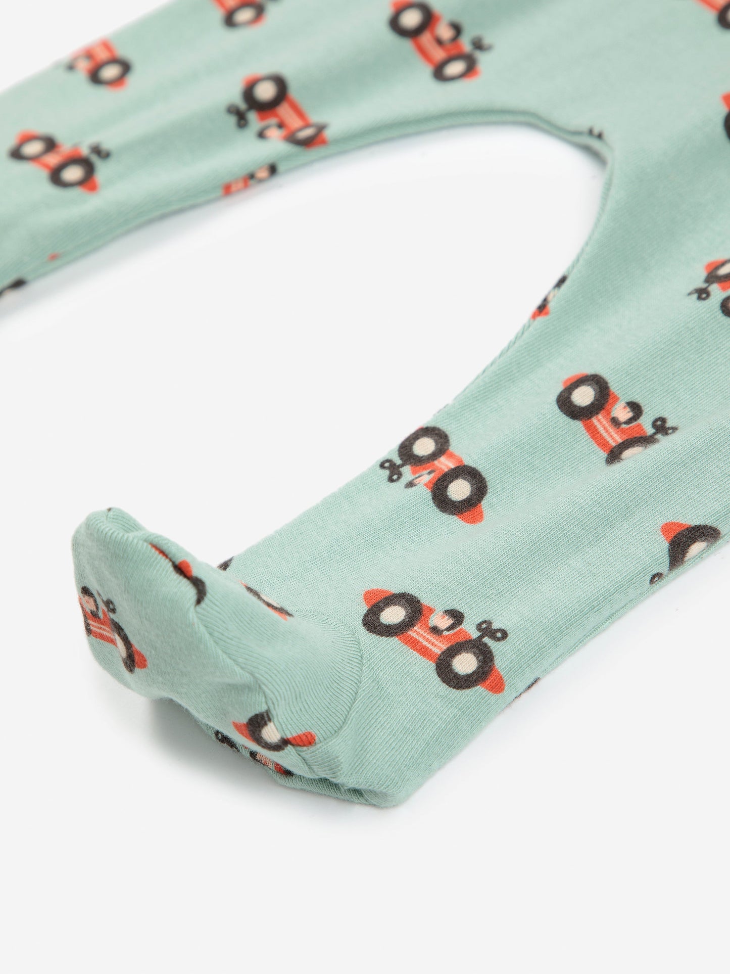 Race Car all over footed leggings