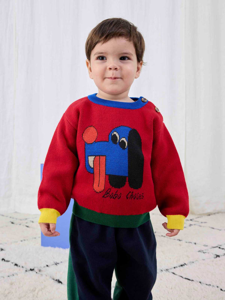 Doggy Mate jacquard jumper