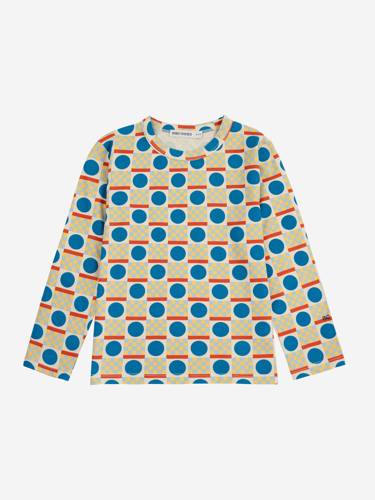 Geometric Scacs all over T-shirt