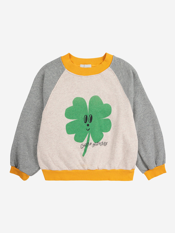 Lucky Clover ranglan sweatshirt