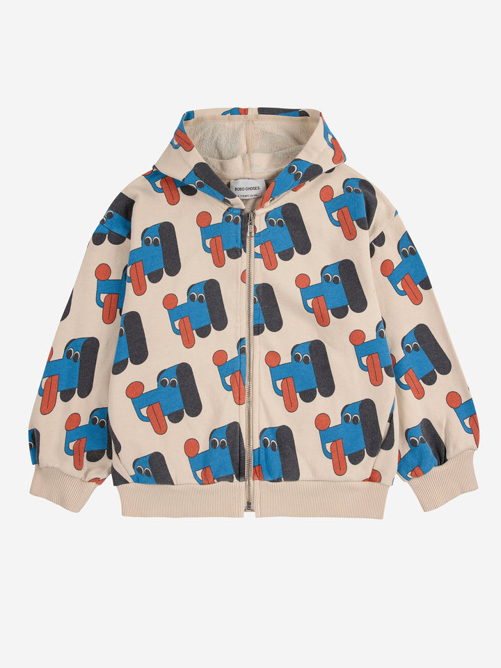 Doggy Mate all over zipped hoodie