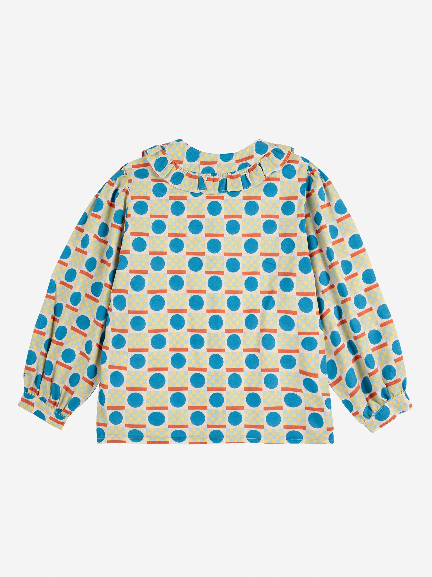 Geometric Scacs all over blouse