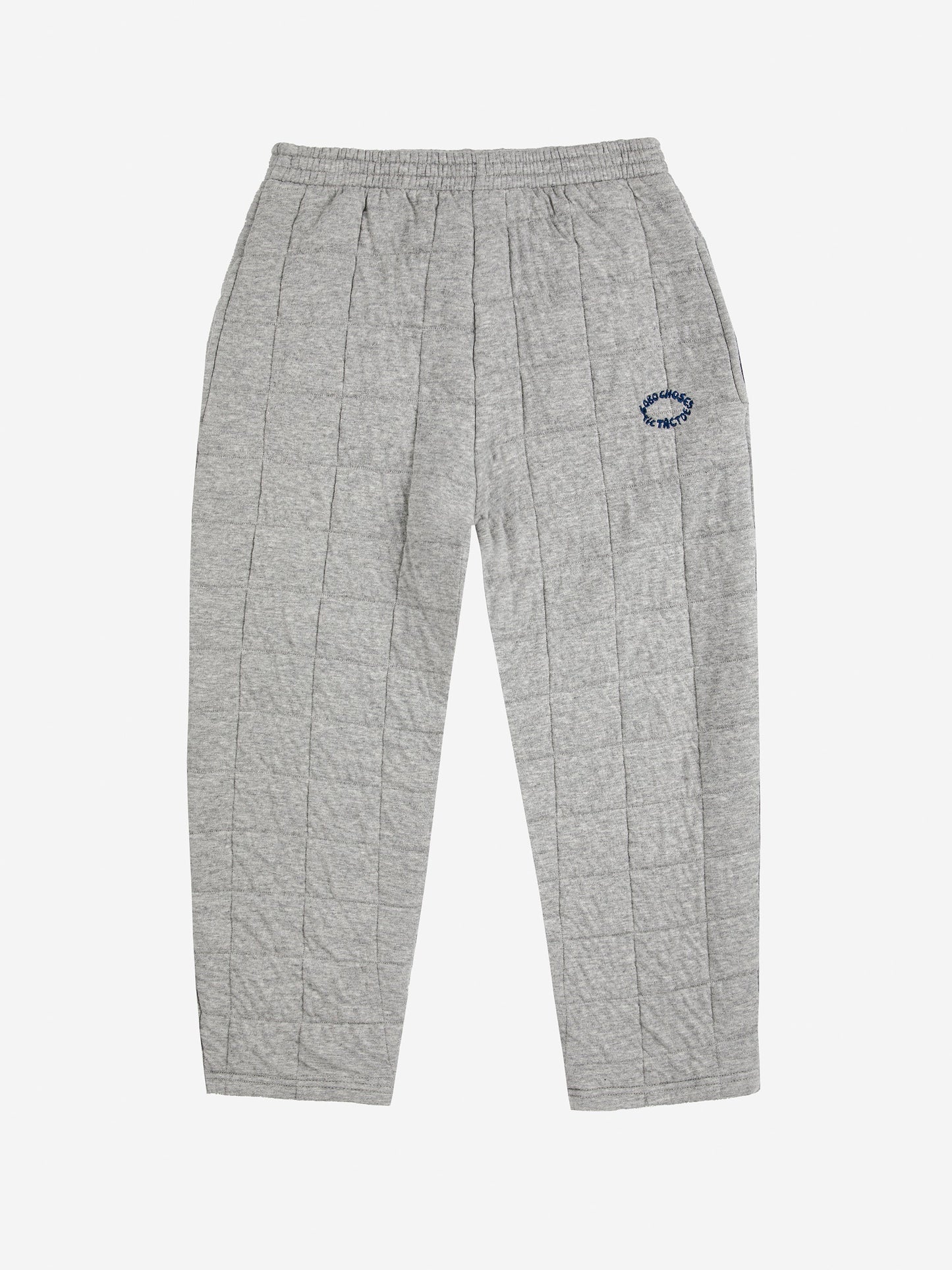 Quilted jogging pants