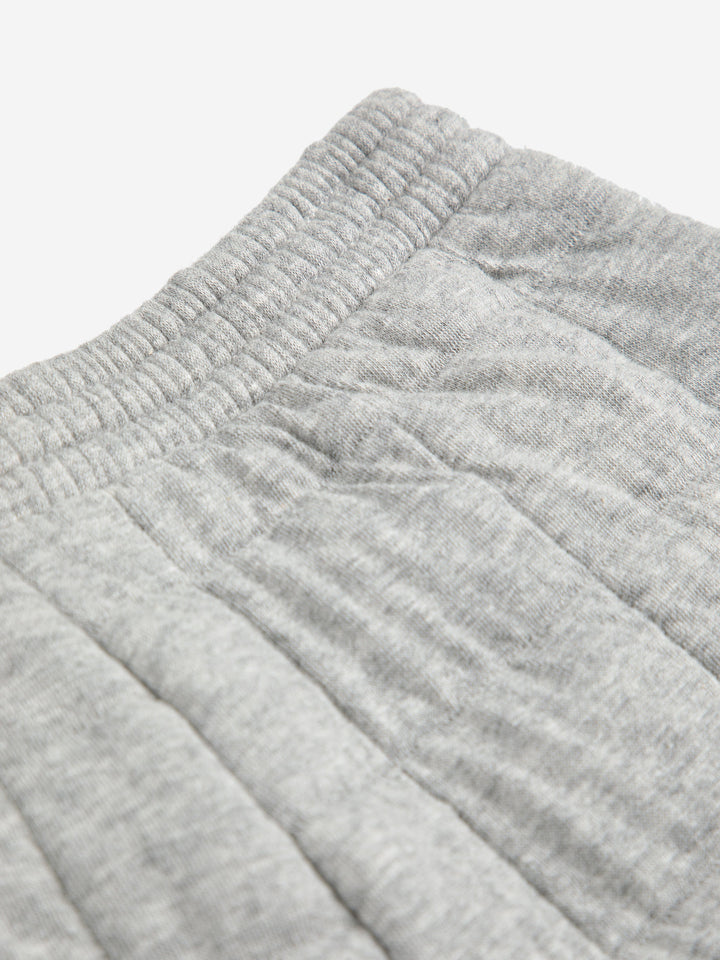 Quilted jogging pants
