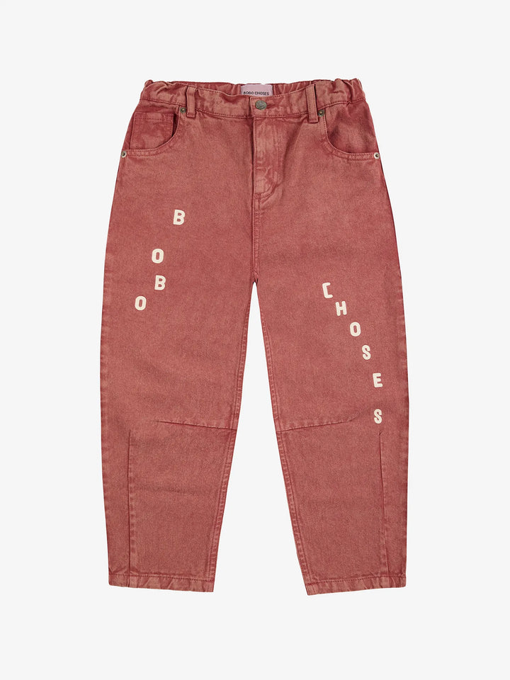 Bobo Choses brown denim pants look
