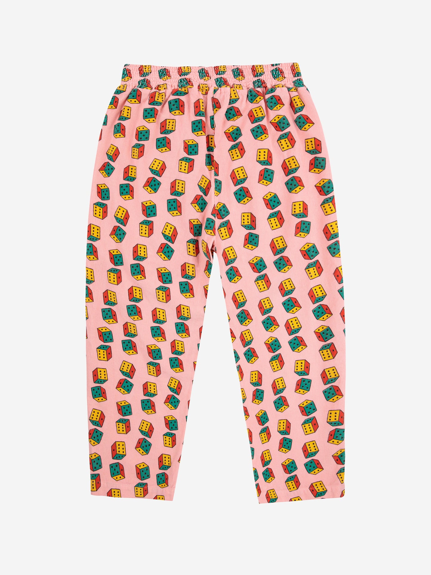 Dices all over micro corduroy pants