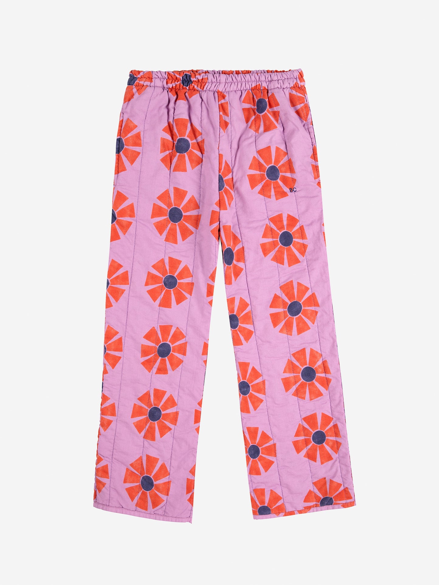 Kaleidoscope all over quilted pants