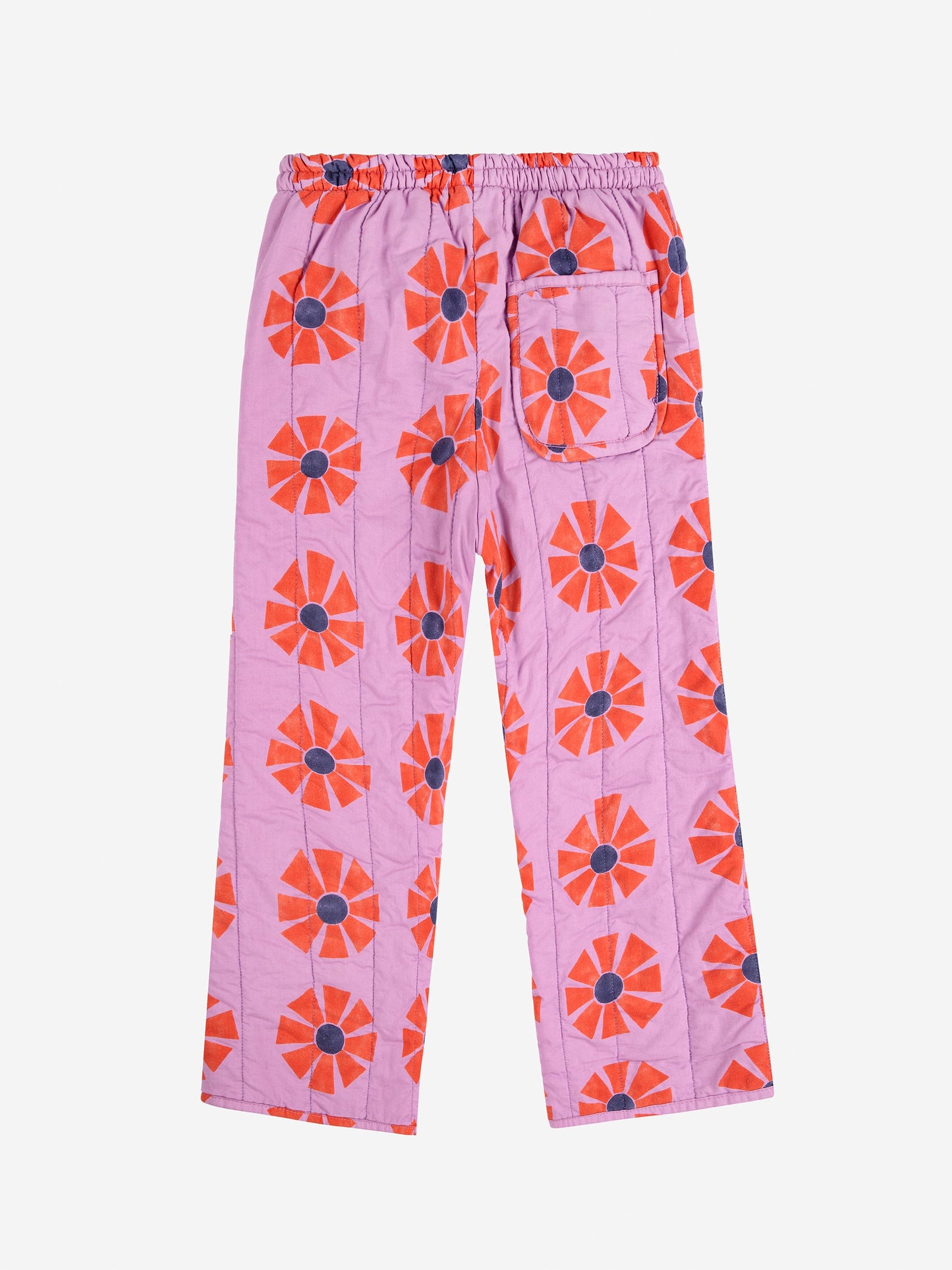 Kaleidoscope all over quilted pants