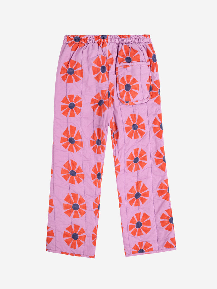 Kaleidoscope all over quilted pants